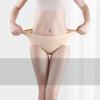 High Waist Solid Color Plus Size Seamless Women's Panties, Pure Cotton, Breathable, with Cotton Crotch.