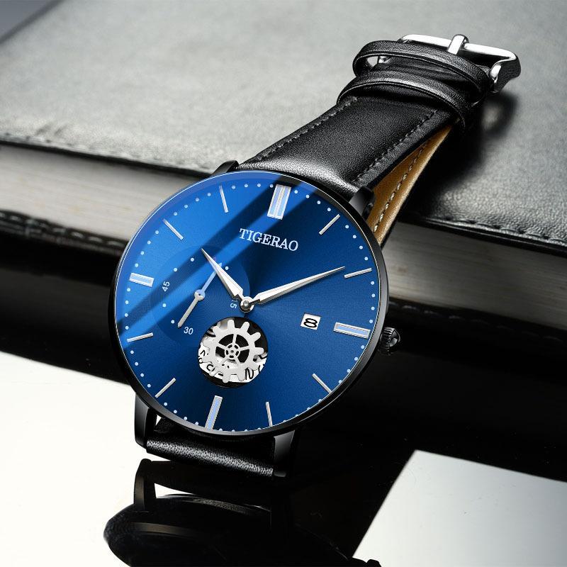 Teenager Ultra-thin Men's Watch Student Fashion Quartz Waterproof Simple Luminous Men's Watch
