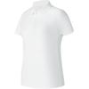 FILA Fitted Versatile Short Sleeve Polo Shirt Women tops Jade-White A11W525124F-WT