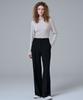 MALOUPE 2164 Stretch Flare Pants (Black)