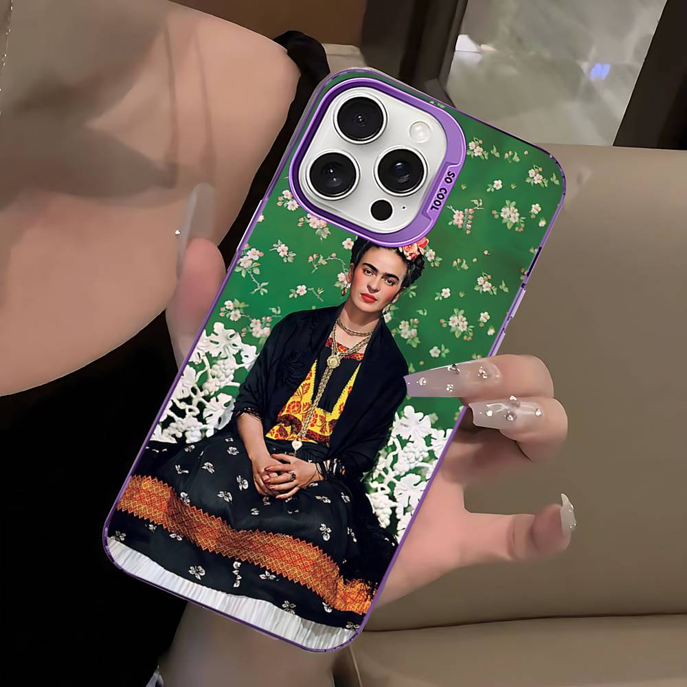 Fashion F-Frida K-KahlosS For IPhone 17 16 15 14 13 12 11 Pro Max Plus Colorful Shockproof Back Phone Case