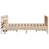 Massivholzbett ohne Matratze 120 x 200 cm Kiefernholz