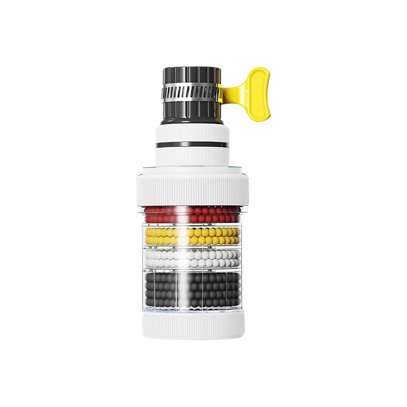 

Фильтр для воды на кран для кухни и ванной комнаты – 6-слойная усовершенствованная фильтрация, очиститель водопроводной воды, многоступенчатый фильтр для мойки, простой в установке, One Size белый