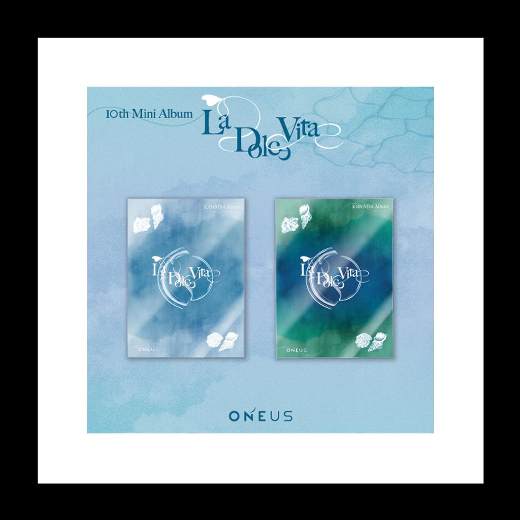 ONEUS La Dolce Vita 10th Mini Album Standard L Version CD+84p PhotoBook+1p Polaroid+1p PhotoCard+5p Lyrics PostCard+1ea Hologram Sticker+Tracking Seal