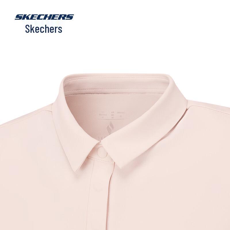 Skechers Women's Casual Knit Short Sleeve Polo Shirt