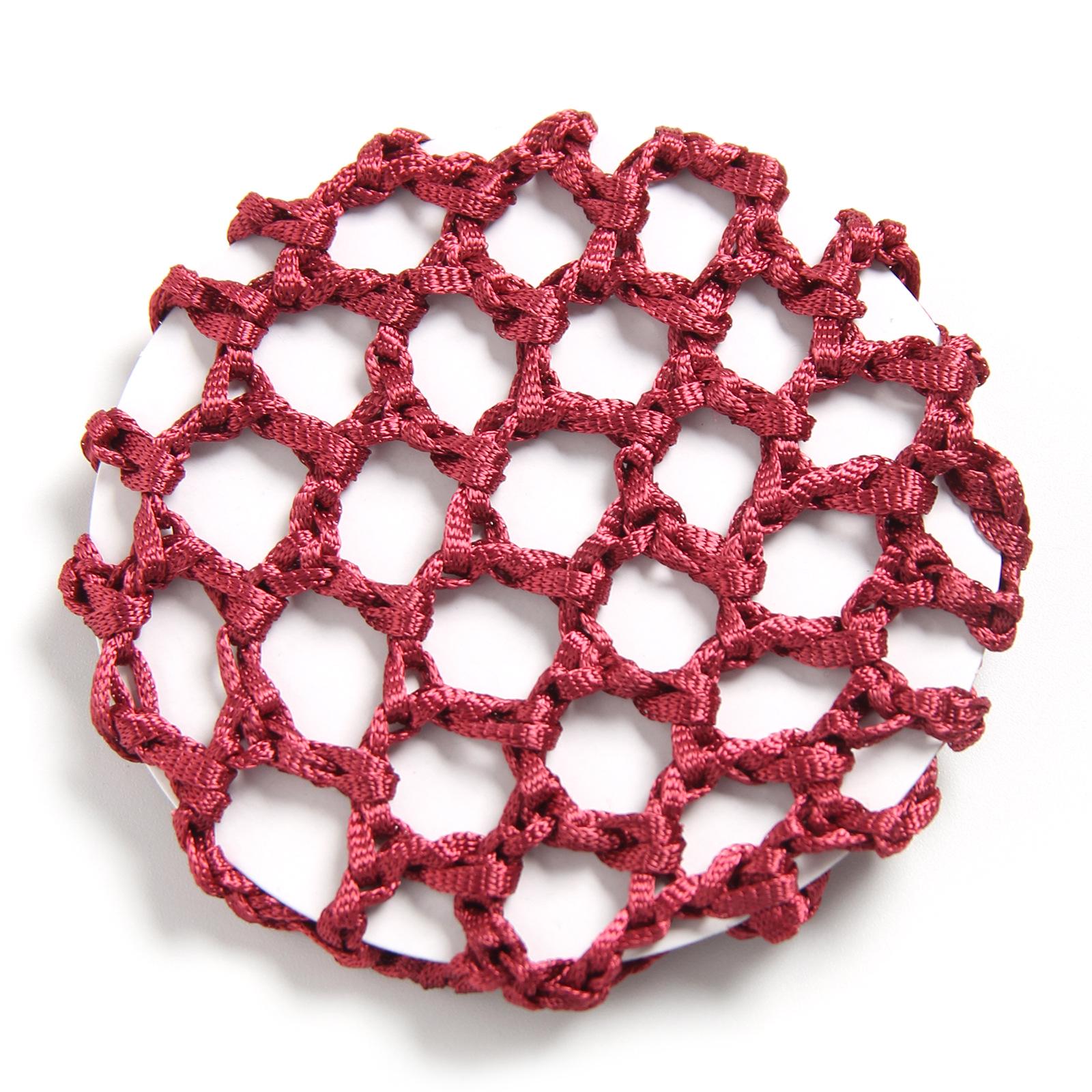 

Професійна плетена сітка для волосся для медсестри, стюардеси та танцівниці - головний убір без діамантів.