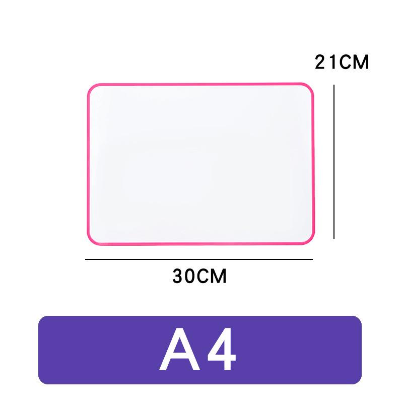 Double-sided Magnetic Small Whiteboard Soft-edge Portable Graffiti Drawing Board Office Note-taking Desktop Small Blackboard