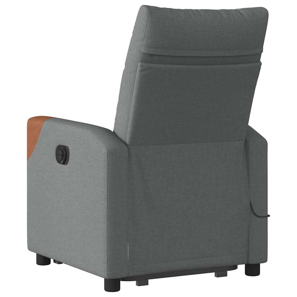 Lift-up Massage Chair, Electric, Reclining, Dark Gray