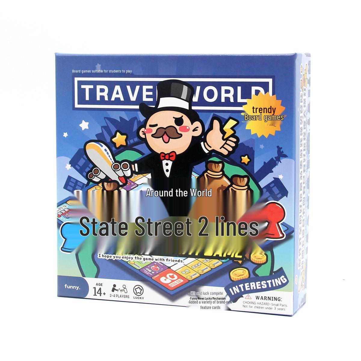 Student Tycoon Board Game: Global Adventure to Wealth Tour - Journey Across China & Europe