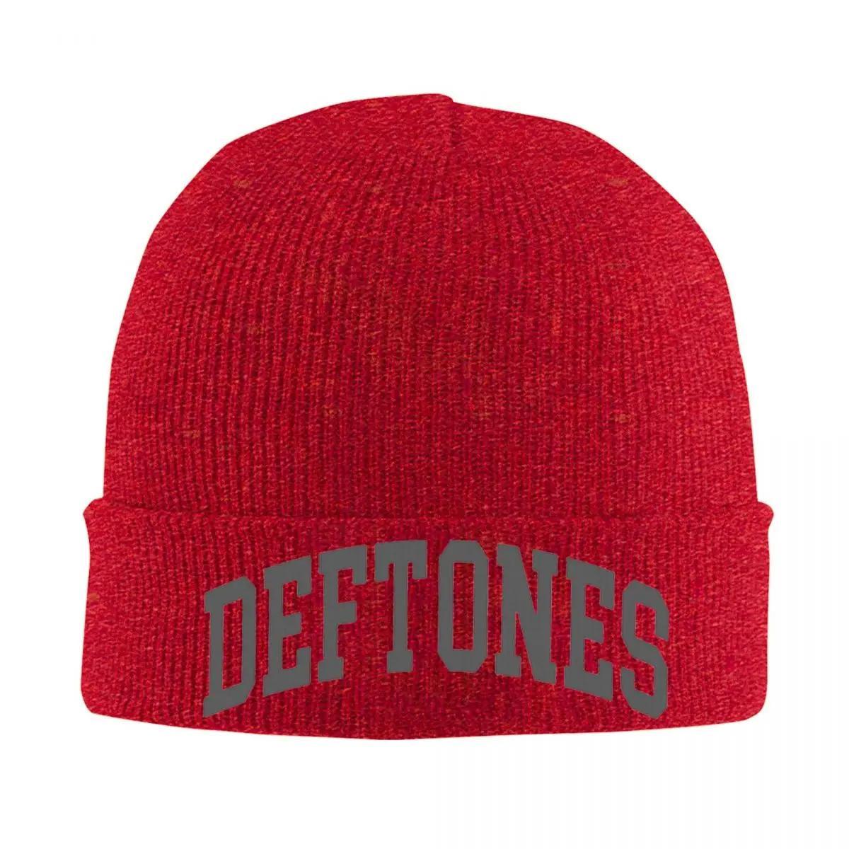 

New Deftones Heavy Metal Band Beanie Hats Knitting Hat Kpop Elastic Unisex Adult Caps Winter Design Trendy Bonnet Hats Birt