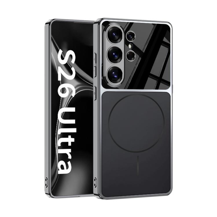 GKK AG Phantom Plating Frame Skin Feel Full Coverage Magnetic Phone Case
