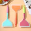 Silicone Spatula Set: Crepes, Pizza, Pancakes; Non-damaging, Heat-Resistant, Includes Oil Brush. Ideal for Every Household.