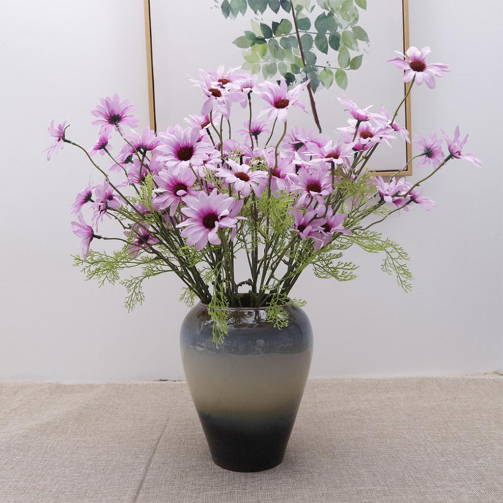 Artificial Daisy Single Stem High Simulation Vivid Decorative for Wedding Bedrooms Parks Offices Purple
