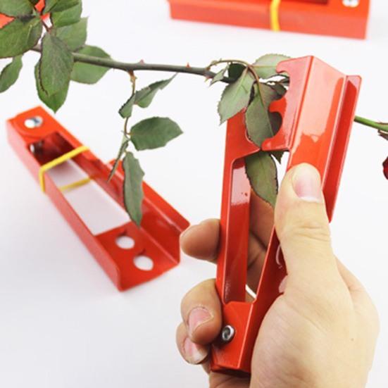Gül Pense Ergonomik Saplı Çiçek Aranjmanı Demir Yaprakları Diken Ağacı Budayıcı Sıyırma Aracı