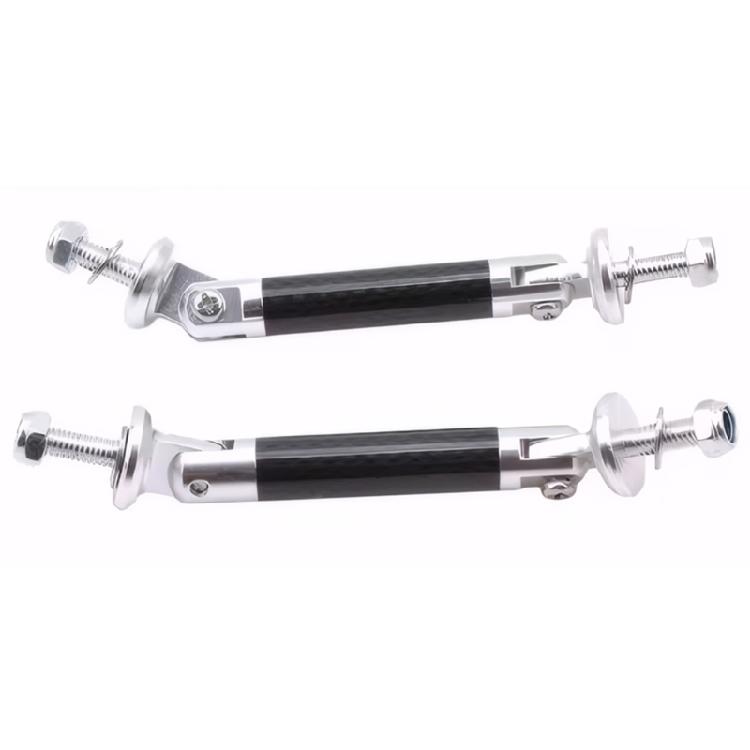 Pair Of 1 Auto Front Lip Brace Support Rods Bars Increase Stability And Aesthetic Look Easy To Fit On Different Vehicles