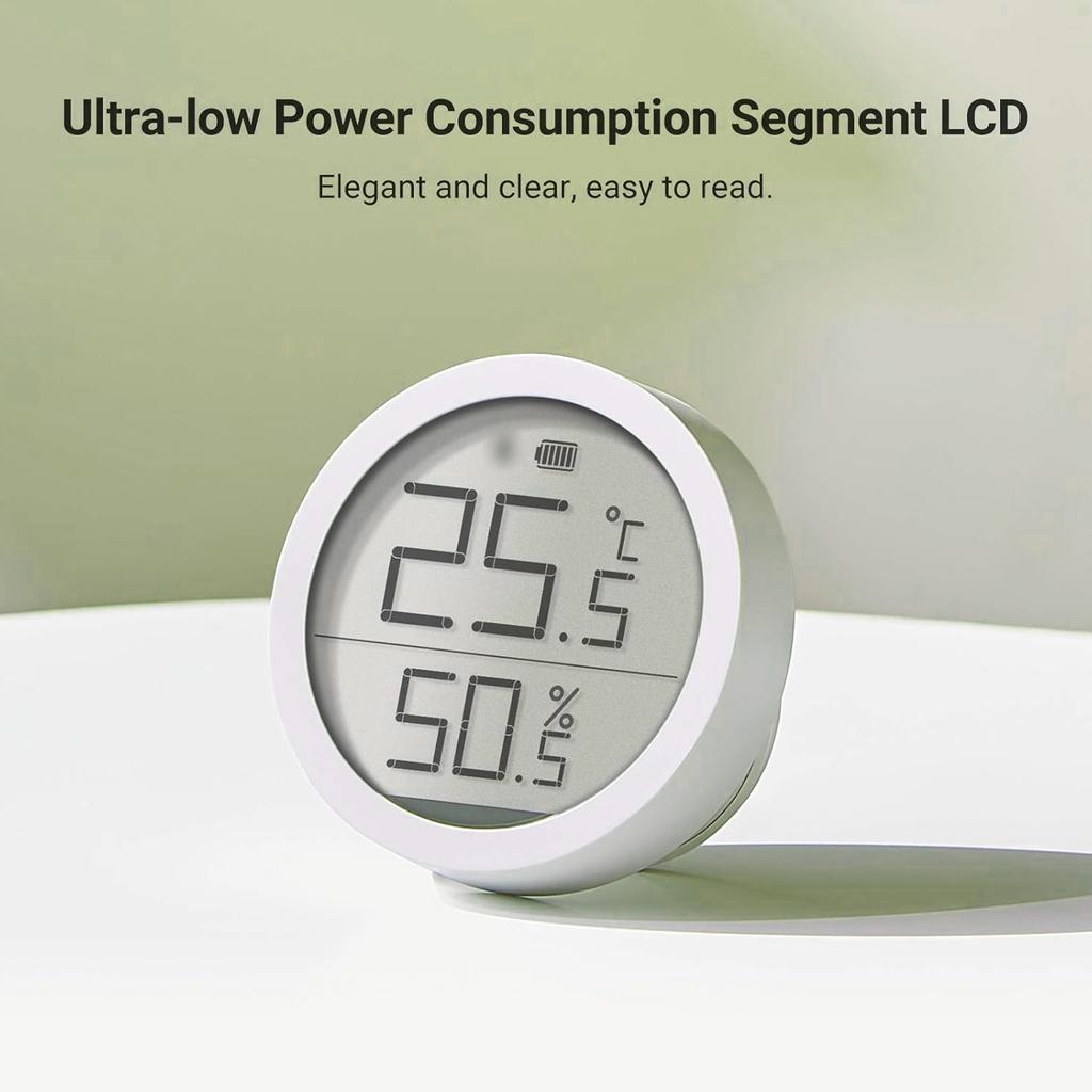 Smart Gadgets Indoor Temperature and Humidity Monitor LCD Display Sensor BT Compatible Mi Home APP