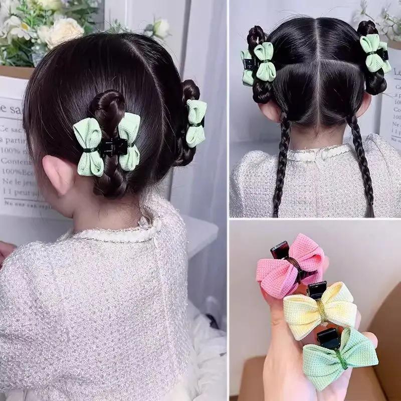 

Colorful Double-Sided Bow Hair Clip for Girls - Multi-Purpose Sweetheart Macaron Design