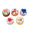 3D Cartoon Cake Food Toy Resin Charms: DIY Cream Glue Accessories for Crocs & Crafts