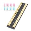 60A Dual Row Independent Busbar with Heat Shrinkable Tube Terminal for Truck Car Yacht Ship8 Position Terminal