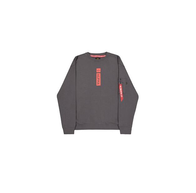 Толстовка Alpha Industries Alpha Reflective Print Sweatshirt EU M
