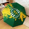 Sporting football Crest Automatic Folding Umbrella - 8-Rib Travel Umbrella with Auto Open/Close & Portable Gifts for holidays or birthdays