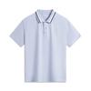 Sports Trend Series Color Block Soft Comfortable Breathable Versatile Casual Short Sleeve Polo Shirt Men Polo Shirts Frost-Blue APLV307-2
