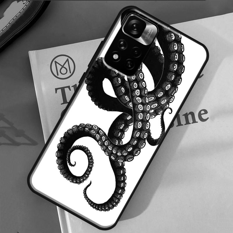 Marine Life Ocean Octopus Case For Xiaomi Redmi Note 14 13 11 9 10 12 Pro 9S 10S 11S 12S Redmi 10C 12C 13C 14C Cover