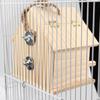 Wooden Bird House Parakeet Nest Box Bedding Bird Nesting Houses For Outside Breeding Box Mating Box for Lovebirds