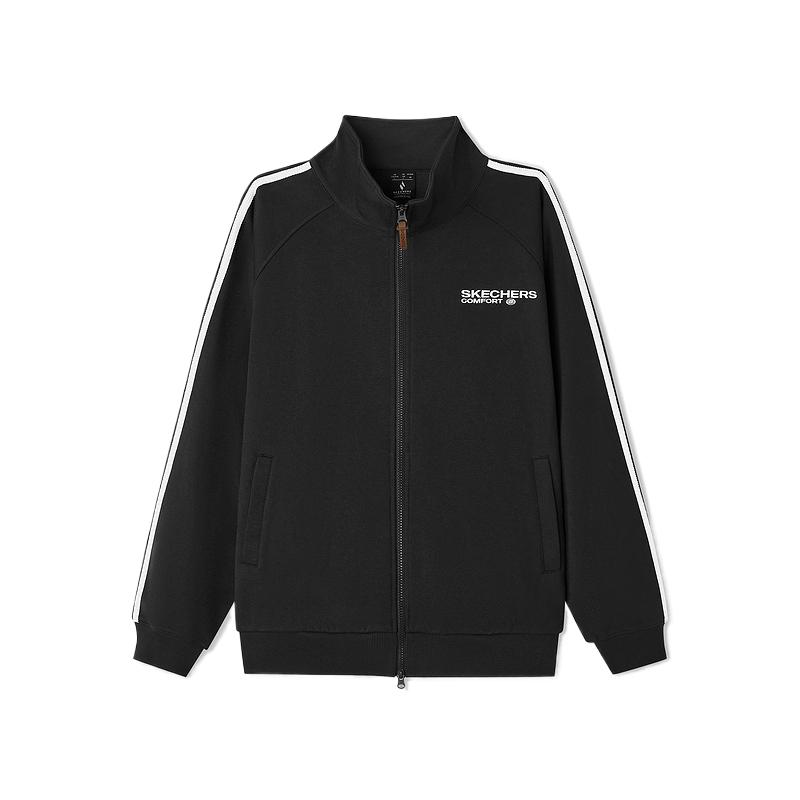Skechers Sport Alliance Series Simple Fashion Comfortable Skin-Friendly Breathable Jacket Men Jacket L325M084-0018 L