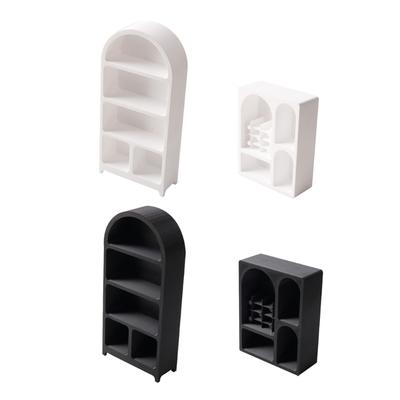 Simulation Bookshelf Model Figurine for 1/12 Doll House Accessories Living Room Scene Arrangement Miniature Furniture