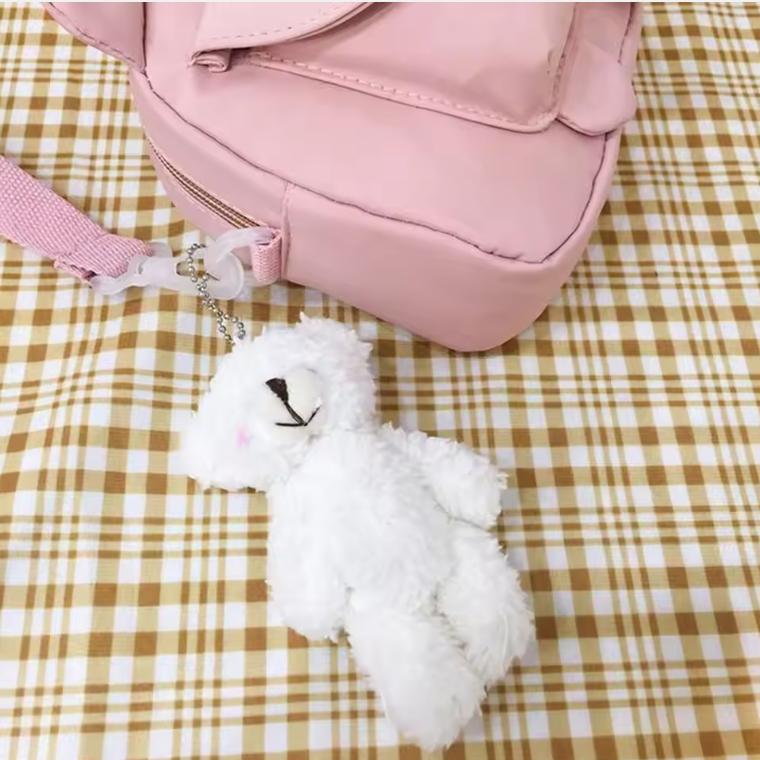 Japanese Style Small Bag Female Fashion Wild Cute Messenger Kitty Bag Ins Korean Student Canvas Shoulder Bag Mobile Phone Pouch