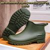 Short Rain Boots Waterproof Non-slip Ankle Rubber Shoes For Outdoor Work Kitchen