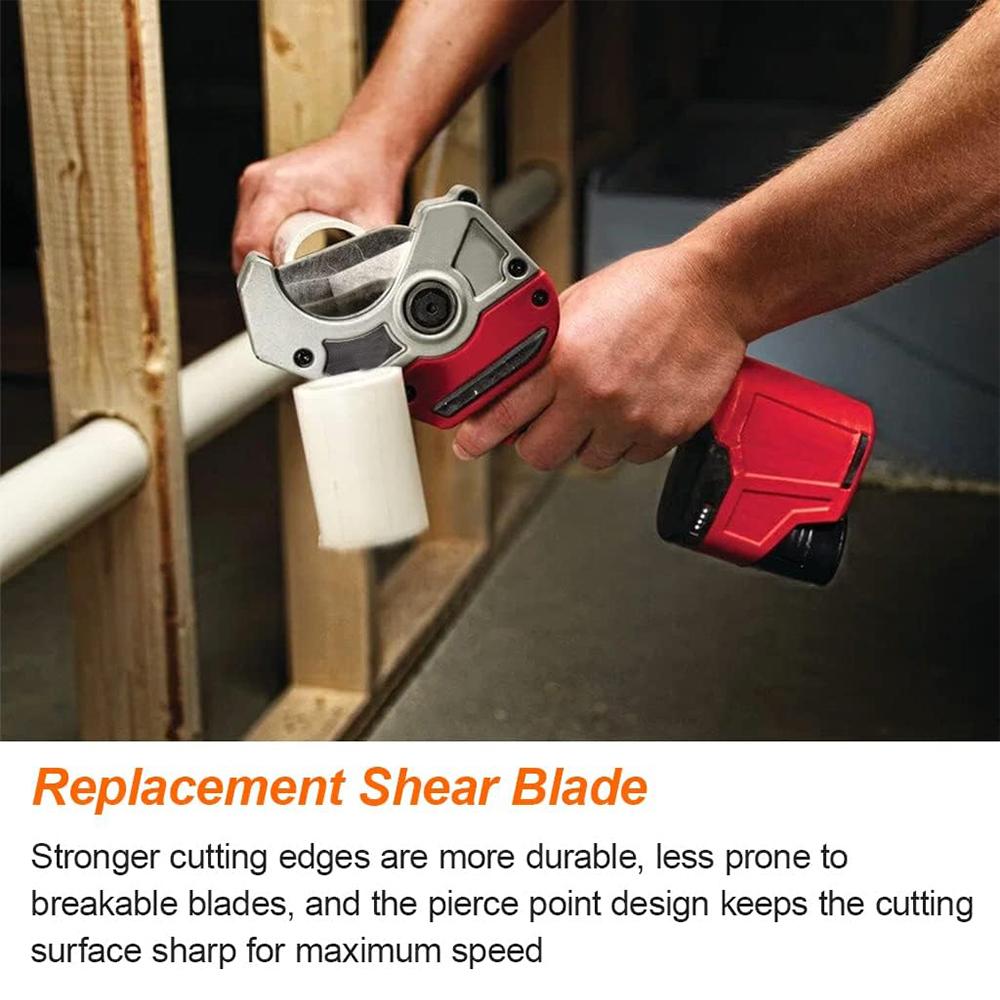 2Pcs Stainless Steel Shear Blades 48-44-0405 For Cutting ABS PVC CPVC PEX Pipes