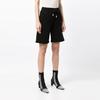Off-White Logo Print Sports Shorts Loose Fit Women shorts Black OWCI001F21JER00110011001