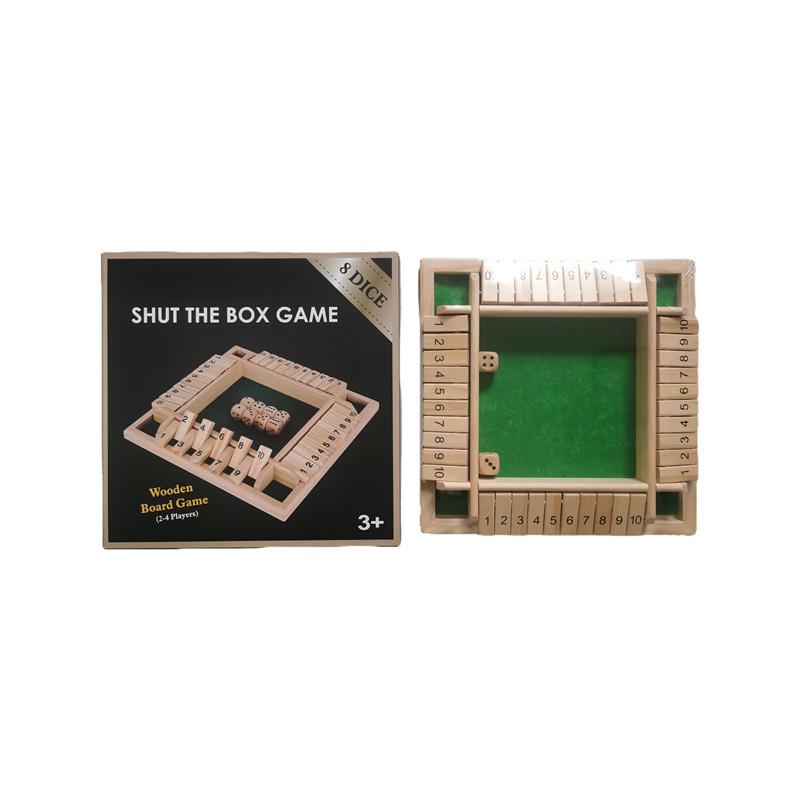 Dwustronna gra karciana typu flip: Czterostronne inspirowane szachami puzzle imprezowe dla dorosłych i rekwizyty do picia