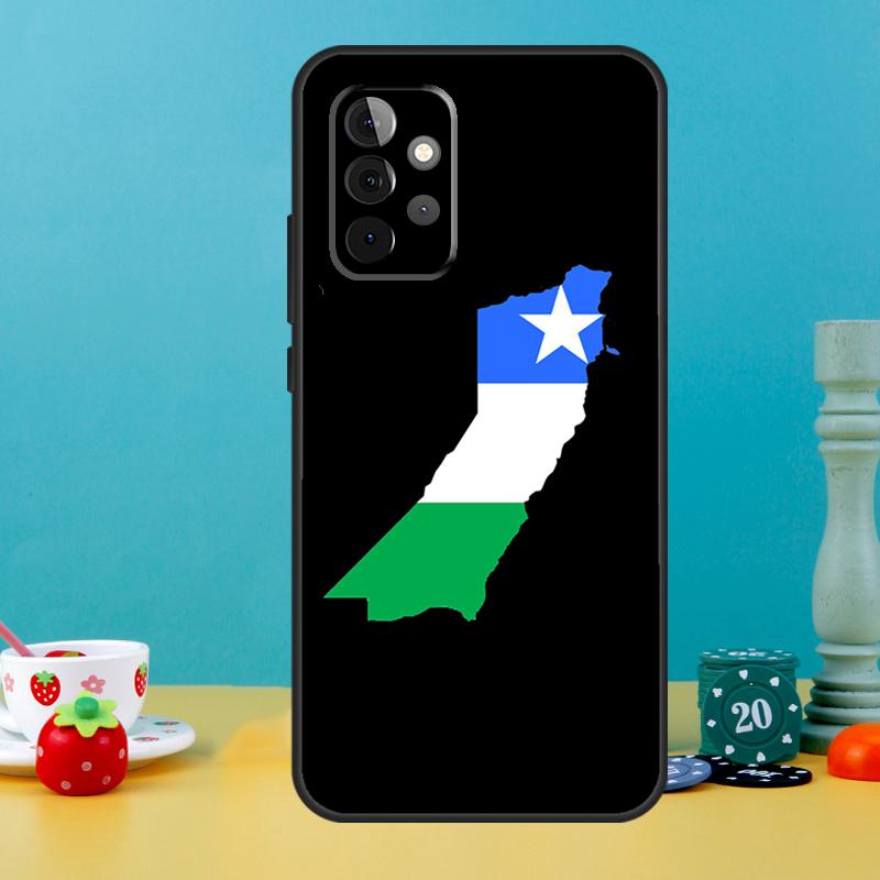 Puntland State Somali Flag Case For Samsung Galaxy A35 A26 A16 A05 A55 A15 A32 A12 A22 A52 A54 A34 A14 A56 A36 A13 A53