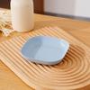 Wheat Straw Round Vegetable Plate Household Large Vegetable Plate Set Drop-Resistant Snack Plastic Plate Fruit Plate Plate
