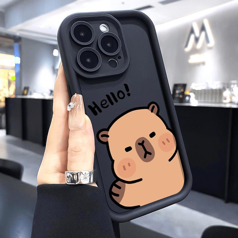 Etui na telefon Kapibara do Samsung Galaxy A15 A35 A54 A55 S25 S24 S23 S22 S21 Ultra Plus S20 FE Silikonowe Odporne na wstrząsy Miękkie Pokrowiec