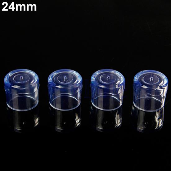 4 Pcs Transparent Rubber Furniture Table Chair Leg Floor Feet Cap Cover Protect