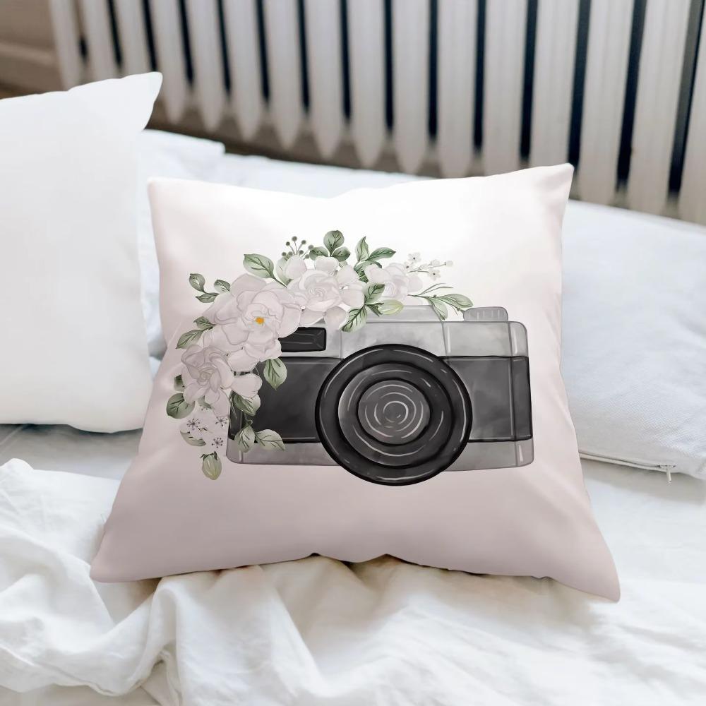 

Gardenia Unicorn Camera Cushion Modern Simple Style Cushion Cover 30x30cm чёрный