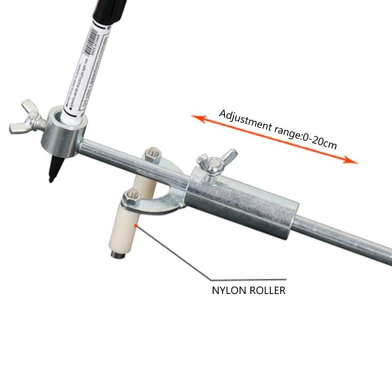 Radaugen Parallel-Anreißer Verstellbar Datenwiederherstellung Lackmarkierungs-Werkzeug Auto-Radaugen Markierungs-Schaber Werkzeuge