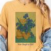 Van Gogh Cat T-Shirt and Kids Tshirt | Vintage Art Graphic Tee | Retro Funny Cat Lover Gift