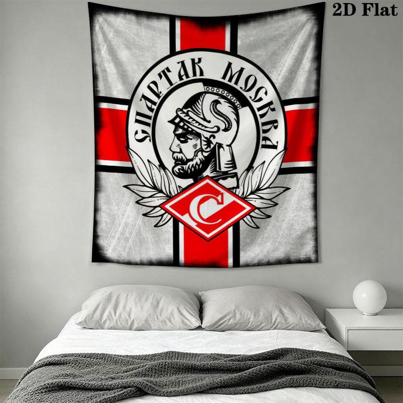 Spartak Moscow Pride Wall Hanging Printed Fabric Blanket Decorative Tapestries for Bedroom Living Room Home Decor