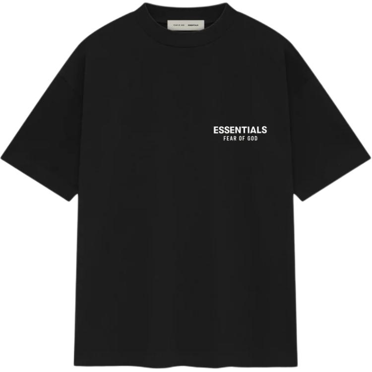 Fear of God Essentials Classic Fit T-Shirt Jet Black Men Tops 125AS254190F