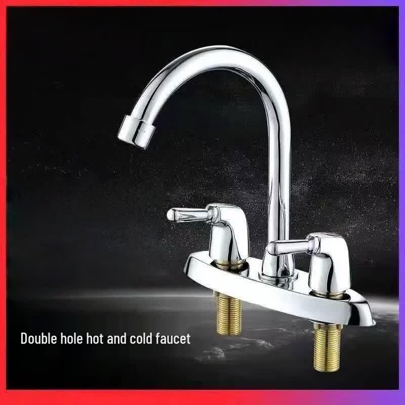 Copper Basin Faucet with Hoses