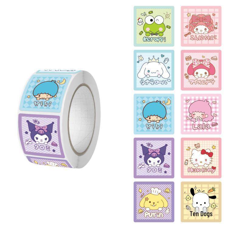 Sanrio StellaLou, Cinnamoroll und Kuromi Geschenk Belohnung Siegelaufkleber