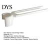 Kitchen Sink Organizer Faucet Rag Holder, Space Saving Double Rod Hanger, Durable PLA Sponge Holder Adjustable Snap on Drying Rack for Towels