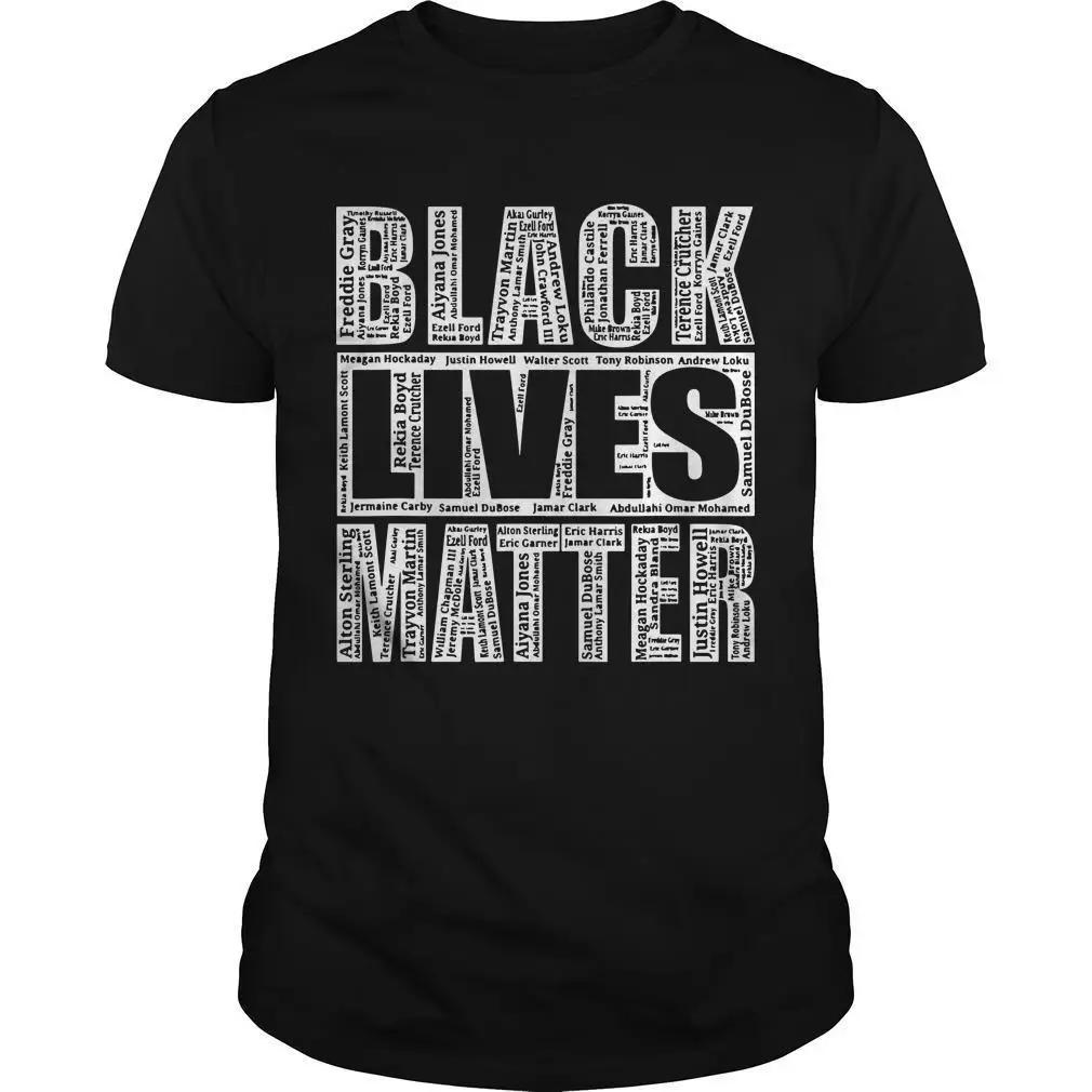

Black Lives Matter Protest TShirt 100 Cotton ONeck Short Sleeve Summer Casual Mens Tshirt Streetwear S