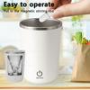 Rechargeable Automatic Self Stirring Coffee Mug Stainless Steel Magnetic Cup With Lid Electric Coffee Self Mixing Mug