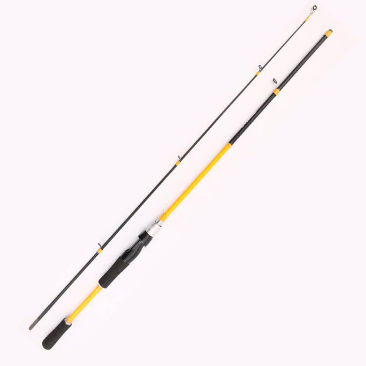 Adjustable Carbon Lure Rod with Gun Handle - Medium Light Weight, Straight Handle, Makou Leiqiang Rod for Casting Fishing.